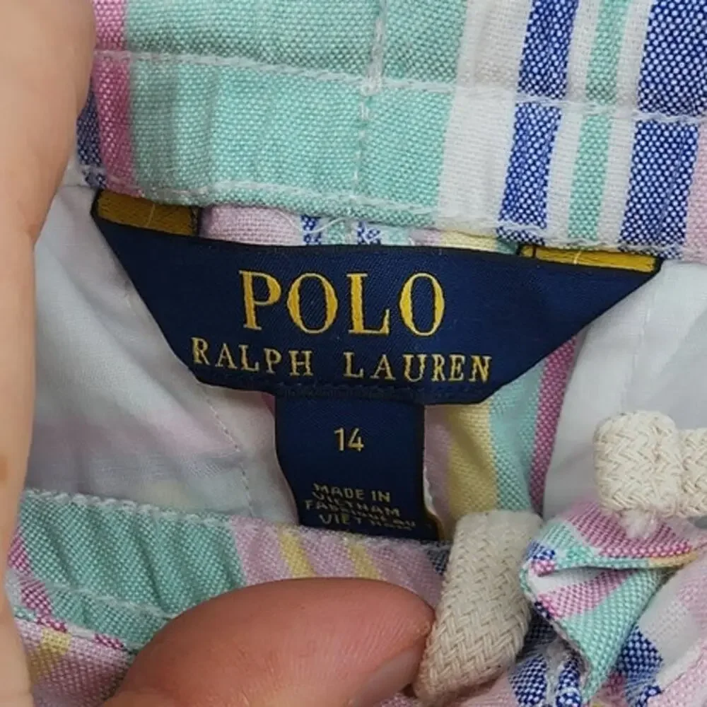 Girls‎ Polo Ralph Lauren Shorts Size 14 100% Cotton Casual Comfort